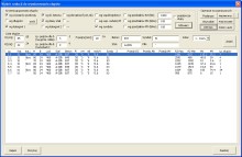 Okno wybierania s�up�w do wymiarowania